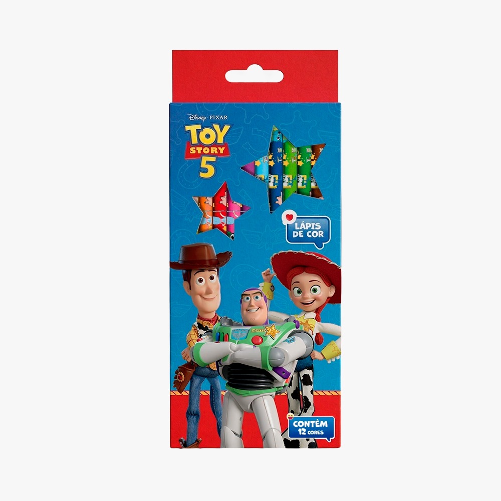 Lápis de Cor Toy Story 5 com 12 cores – Tris