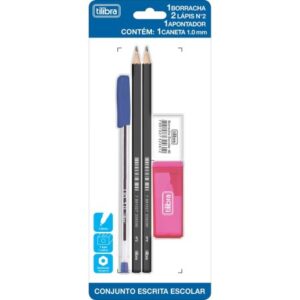 Conjunto de Escrita Escolar - Blister com 5 unidades - Tilibra