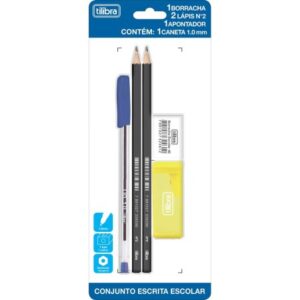 Conjunto de Escrita Escolar - Blister com 5 unidades - Tilibra