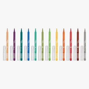Hidrocor Ponta Fina Mega Hidro Color 24 Cores – Tris