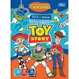 Álbum de Atividades Vestir & Brincar Toy Story - Tilibra