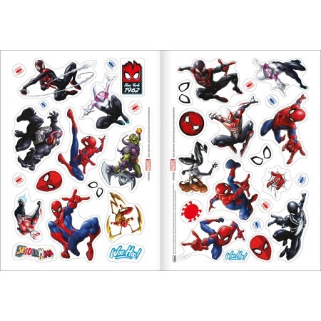 Álbum de Atividades com Adesivos Cenário Mágico Spider-Man - Tilibra - Imagem 2