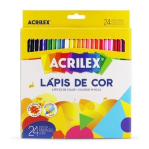 Lápis de Cor 24 Cores- Acrilex