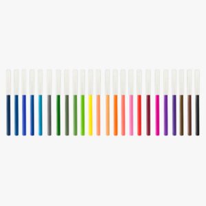 Hidrocor Ponta Fina 24 Cores - Bazze Wave