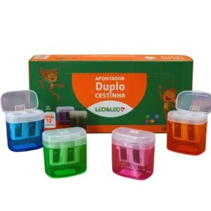 Apontador duplo cestinha