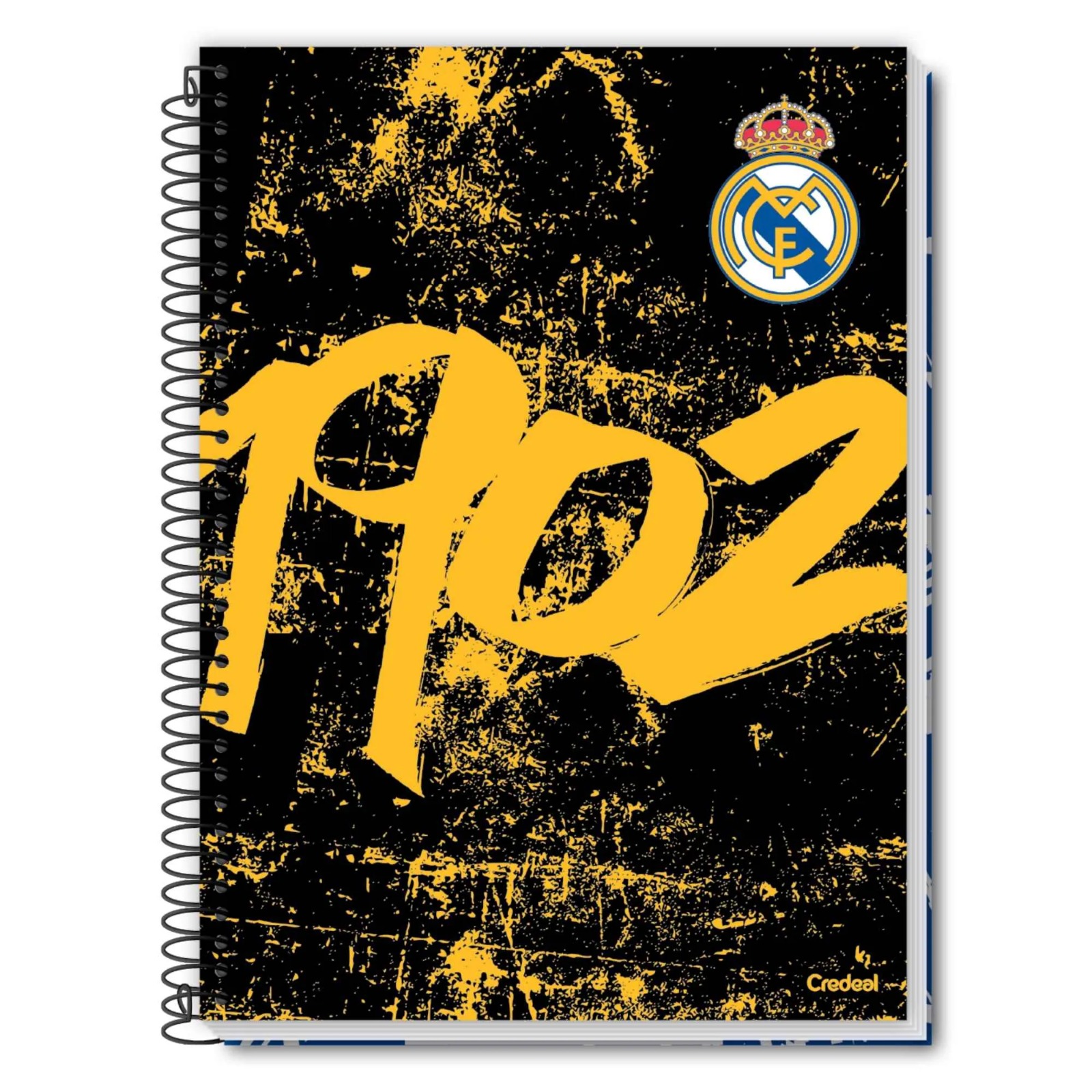Caderno Universitário Real Madrid 10 Matérias 160 Folhas- Credeal - Imagem 4