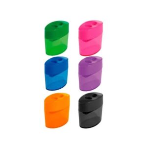Apontador Duplo Oval C/Deposito - Leo&Leo