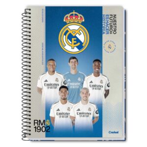 Caderno Universitário Real Madrid 10 Matérias 160 Folhas- Credeal