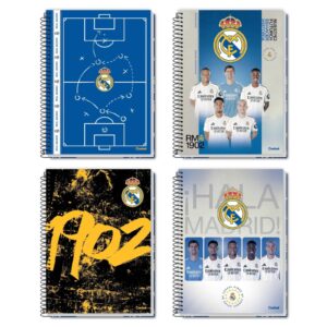 Caderno Universitário Real Madrid 10 Matérias 160 Folhas- Credeal
