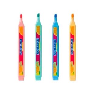 Marca Texto Mentos Com Cheirinho C/4 cores – Compactor