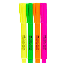 Marca Texto Grifpen c/4 cores - Faber-Castell