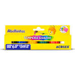 Tinta Guache com 6 cores 15ml - Acrilex
